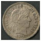 1913 Liberty Head Barber Dime