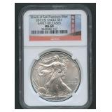 2011(S) ASE Silver Eagle  NGC MS 69