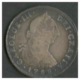 1788 Mexico Charles III 4 Reales .896 Silver