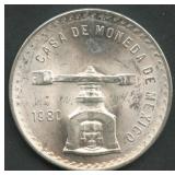 1980 Mexico Casa de Moneda .925 Silver 33.6 g