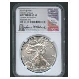2019 ASE Silver Eagle NGC Mint Error MS 69