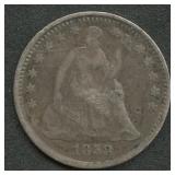 1858 Seated Liberty Half Dime