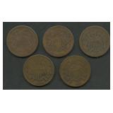 5- Mixed Two Cent Pieces