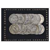 19- Mixed Barber and Standing Liberty Quarters