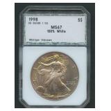 1998 ASE Silver Eagle PCI MS 67