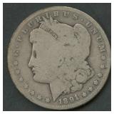 1891-S Morgan Silver Dollar
