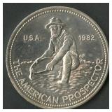 1982 Engelhard .999 Silver Round  1 ozt