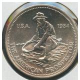 1984 Engelhard .999 Silver Round  1 ozt