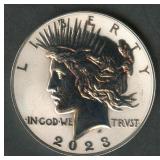 2023-S Reverse Proof Peace Silver Dollar