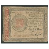 Continental Currency $60 CC-99 Jan 14, 1779
