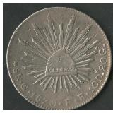 1870 Mexico 8 Reales .903 Silver 27.1 grams