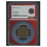 1833 Classic Head Half Cent C-1 NGC XF45 BN