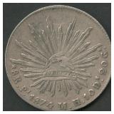 1874 Mexico 8 Reales .903 Silver 27.1 grams
