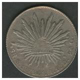 1873 Mexico 8 Reales .903 Silver 27.1 grams