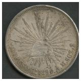 1898 Mexico 8 Reales .903 Silver 27.1 grams
