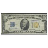 1934A $10 Silver Certificate No. Africa FR-2309