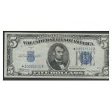 1934A $5 Silver Certificate STAR Note FR-1651*
