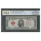1928B $C Legal Tender Note PCGS 64 PPQ