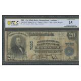 1902 $20 National Bank Note Plain PCGS F 15