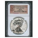 2012-S ASE Silver Eagle NGC Reverse PF 70