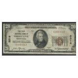 1929 $20 National Bank Note Ty1 Forest City, PA