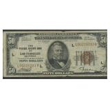 1929 $50 Federal Res Bank Note SF FR-1880L