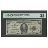 1929 $100 Federal Res Bank Note CLE PMG VF25