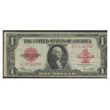 1923 $1 Legal Tender Note Red Seal FR-40