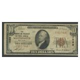 1929 $10 National Bank Note Ty1 Westminster MD