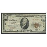 1929 $10 National Bank Note Ty1 St. Louis, MO