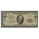 1929 $10 National Bank Note Ty1 Passaic, NJ