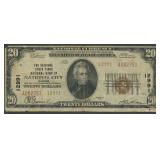 1929 $20 National Bank Note Ty2 National City, IL
