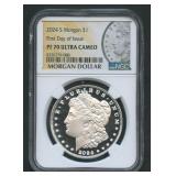 2024-S Morgan Silver $1 NGC PF70 Ultra Cameo