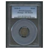 1858-O Seated Liberty Half Dime PCGS Genuine