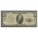 1929 $10 National Bank Note Honeybrook, PA