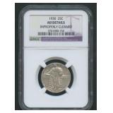 1930 Standing Liberty Quarter NGC AU Details