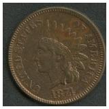 1874 Indian Head Cent