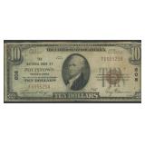 1929 $10 National Bank Note Ty1 Pottstown, PA