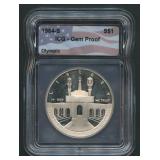 1984-S LA Olympic Silver Dollar ICG Gem Proof