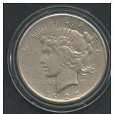 1925 Peace Silver Dollar