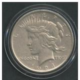 1924 Peace Silver Dollar