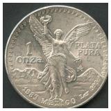 1983 Mexico Libertad .999 Silver 1 ozt