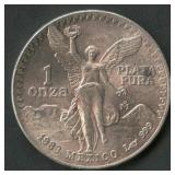 1983 Mexico Libertad .999 Silver 1 ozt