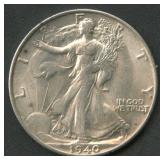 1940-S Walking Liberty Half Dollar