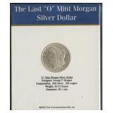 The Last 'O' Mint Morgan Silver Dollar Display
