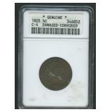 1805 Draped Bust Half Cent ANACS Genuine