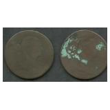 1800 and 1805 Draped Bust Large Cents