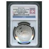 2014-P Baseball HOF Dollar PF70 Ultra Cameo