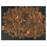 10- Rolls of Mixed Lincoln Head Cents AU/BU