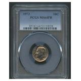 1973 Roosevelt Dime PCGS MS64 FB